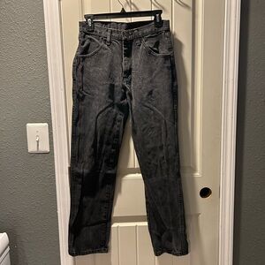 Rustler Jeans Denim Long Pants Black Size 29/30